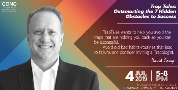 CONC Thammasat Forum ''Trap Tales: Outsmarting the 7 Hidden Obstacles to Success''