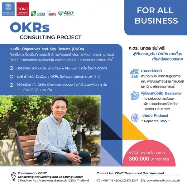 การใช้ OKRs สำหรับองค์กร
