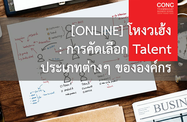  หลักสูตรโหงวเฮ้ง : การคัดเลือก Talent ประเภทต่างๆ ขององค์กร (Online)